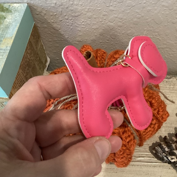 Pink Dog-Shaped Keychain and purse charm - Picture 7 of 7